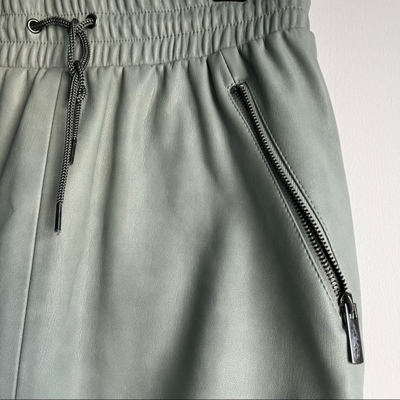 Costes PU leather Asos Mint Skirt - Picture 6 of 6
